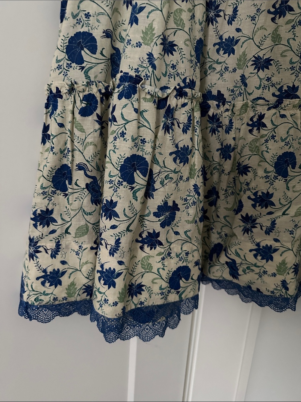 Tuckernuck Bluebird Melody Crawford Dress with Lace Trim - Picture 5 of 6